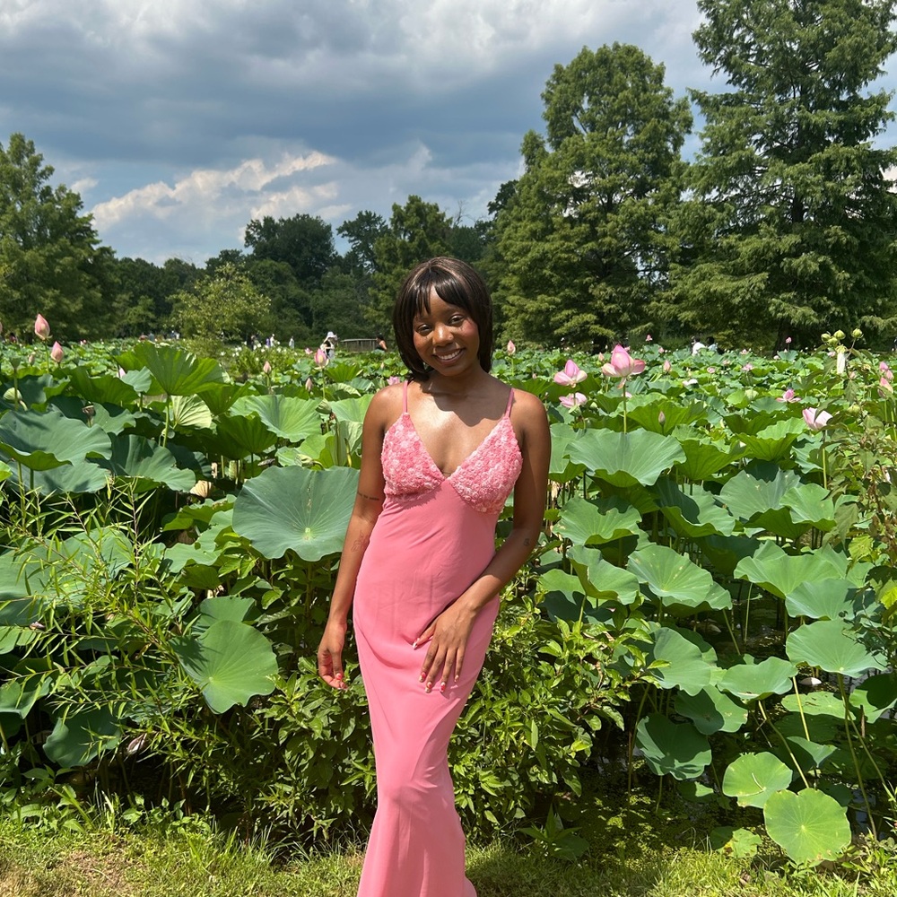 Elegant Pink Women's Dress